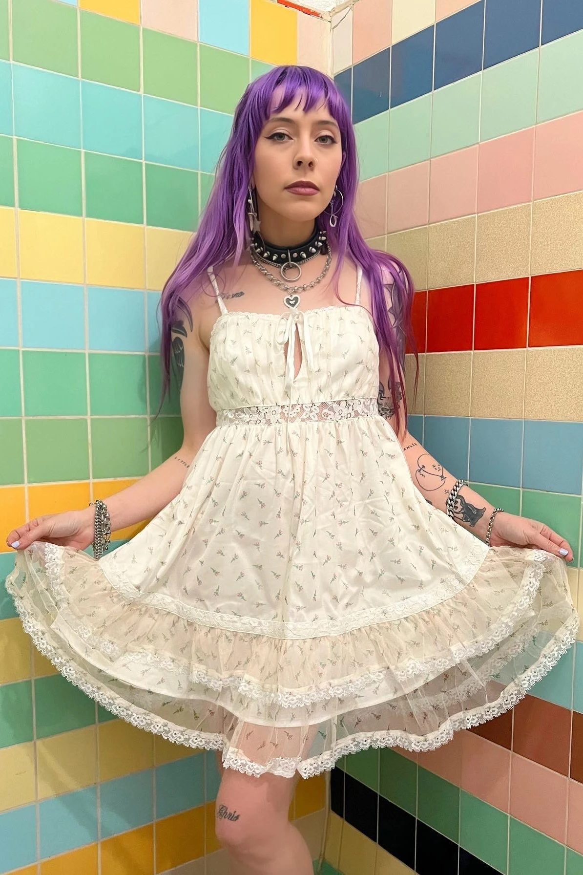 Baby Dolly Floral Mini Dress 4 Baby Dolly Floral Mini Dress - Image 4