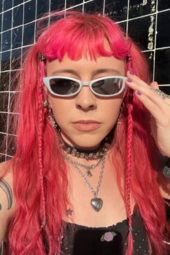 Cat Viper Silver Sunglasses -TUNNEL Vision Shop AERGWWAS