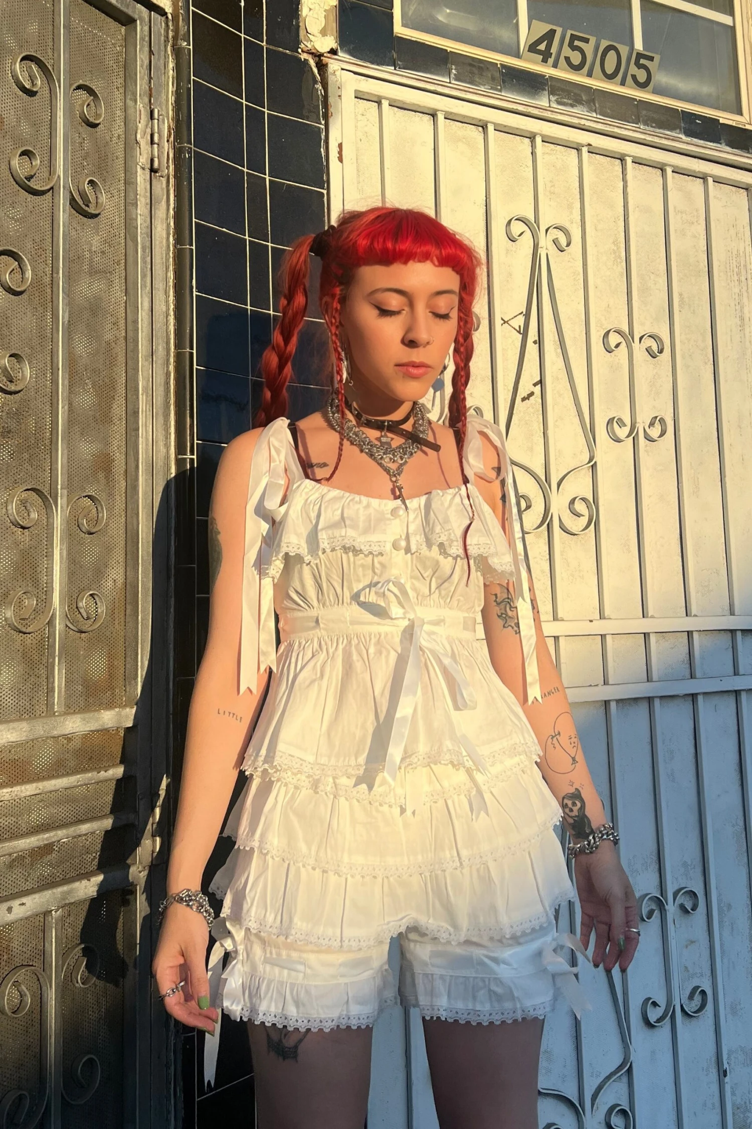 Fern White Bloomer Set 2 Fern White Bloomer Set - Image 2