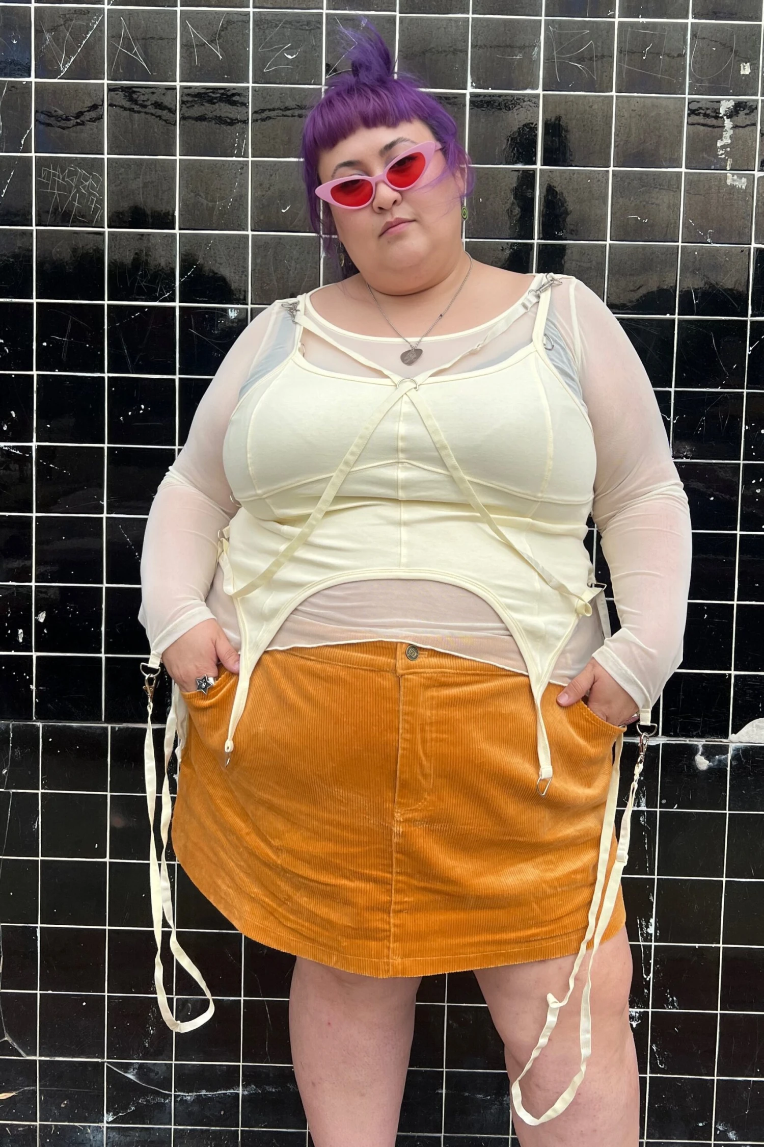 Gish Cream Convertible 3-in-1 Layered Top 5 Gish Cream Convertible 3-in-1 Layered Top - Image 5