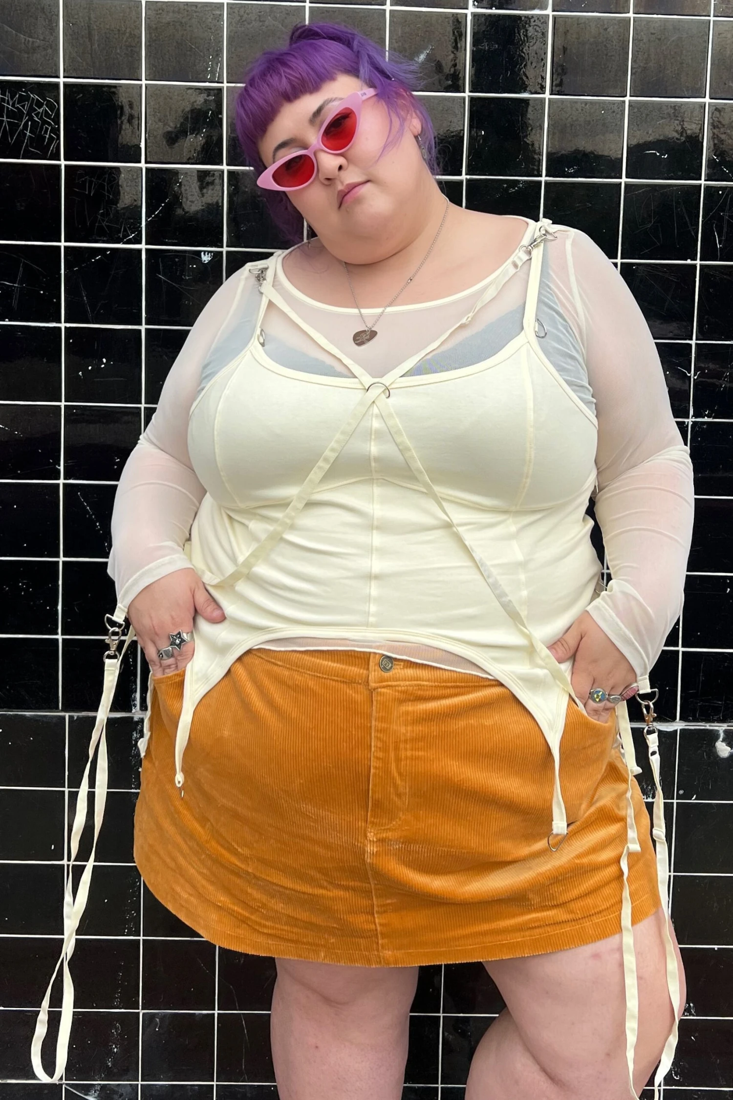 Gish Cream Convertible 3-in-1 Layered Top 7 Gish Cream Convertible 3-in-1 Layered Top - Image 7