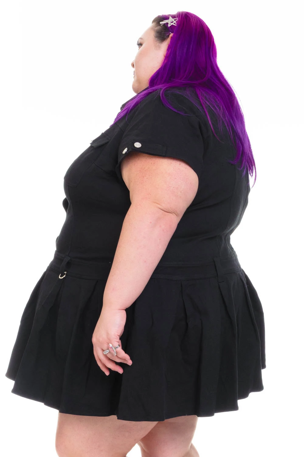 Enid Black Mini Dress 10 Enid Black Mini Dress - Image 10