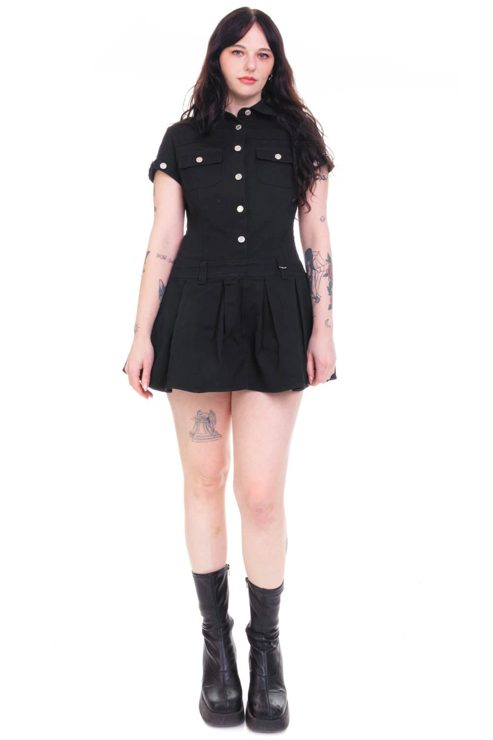 Enid Black Mini Dress 3 Enid Black Mini Dress - Image 3