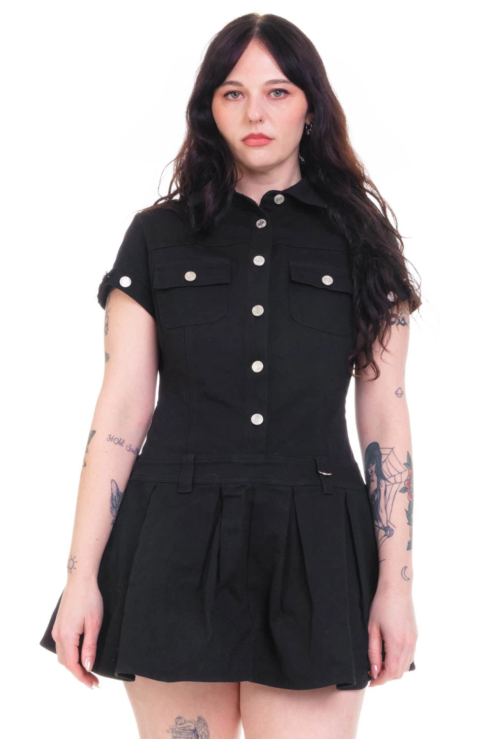 Enid Black Mini Dress 4 Enid Black Mini Dress - Image 4