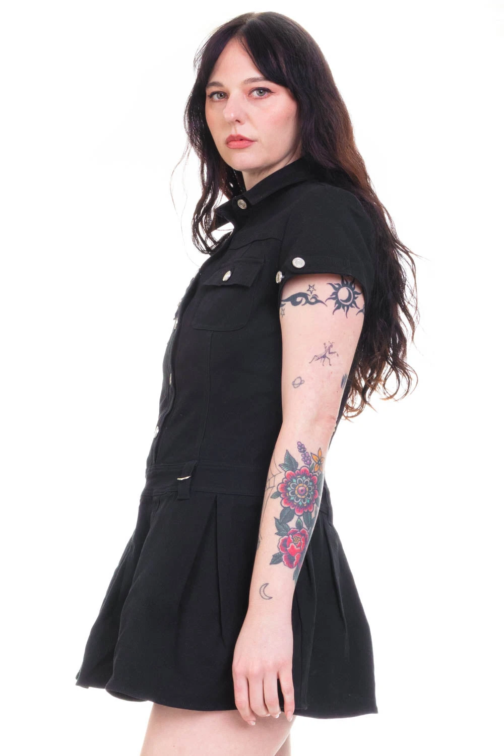 Enid Black Mini Dress 5 Enid Black Mini Dress - Image 5