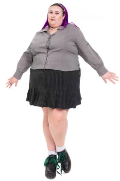 Libby Cement Corset-Lace Shirt -TUNNEL Vision Shop HS115 3405