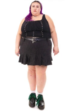 Lexi Black Grommet Top 30 Lexi Black Grommet Top -TUNNEL Vision Shop HS115 3466