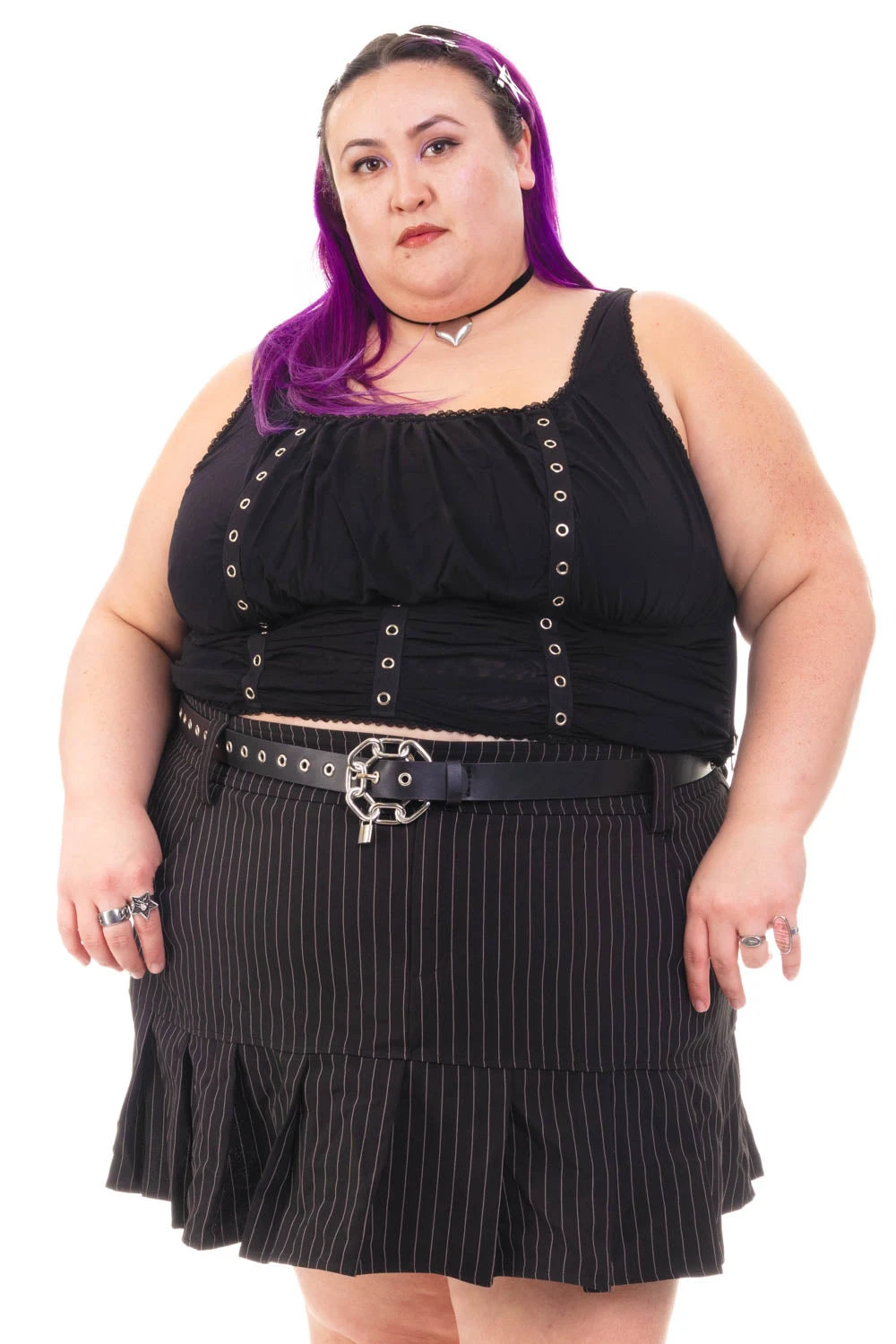 Lexi Black Grommet Top 12 Lexi Black Grommet Top - Image 12