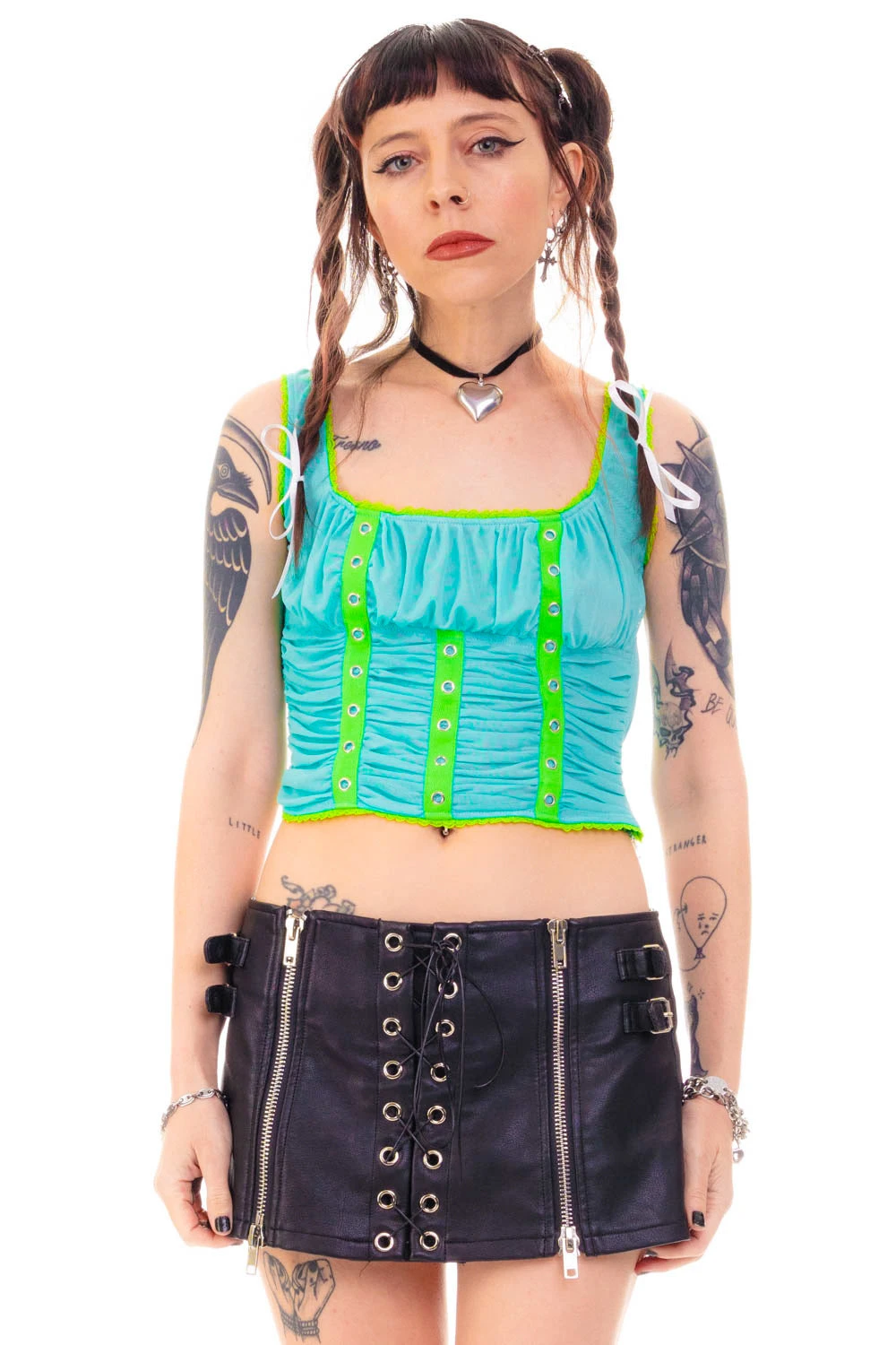 Lexi Aqua Grommet Top 15 Lexi Aqua Grommet Top - Image 15