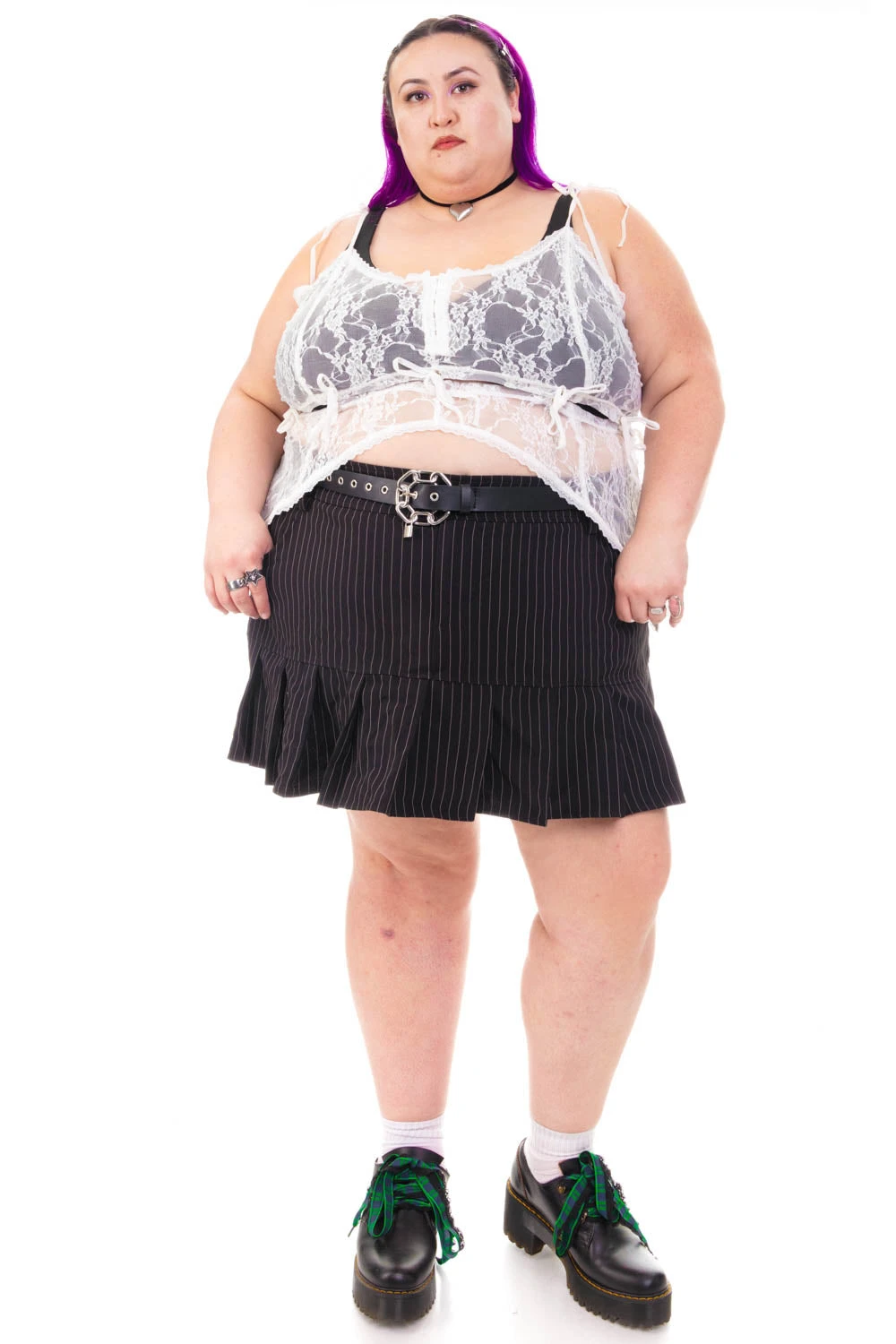 Gwendolyn White Lace Tie-Up Camisole 8 Gwendolyn White Lace Tie-Up Camisole - Image 8