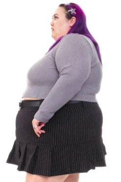 Rosa Grey Lace-Trimmed Thermal Long-Sleever 30 Rosa Grey Lace-Trimmed Thermal Long-Sleever -TUNNEL Vision Shop HS115 3498