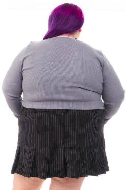 Rosa Grey Lace-Trimmed Thermal Long-Sleever 31 Rosa Grey Lace-Trimmed Thermal Long-Sleever -TUNNEL Vision Shop HS115 3500