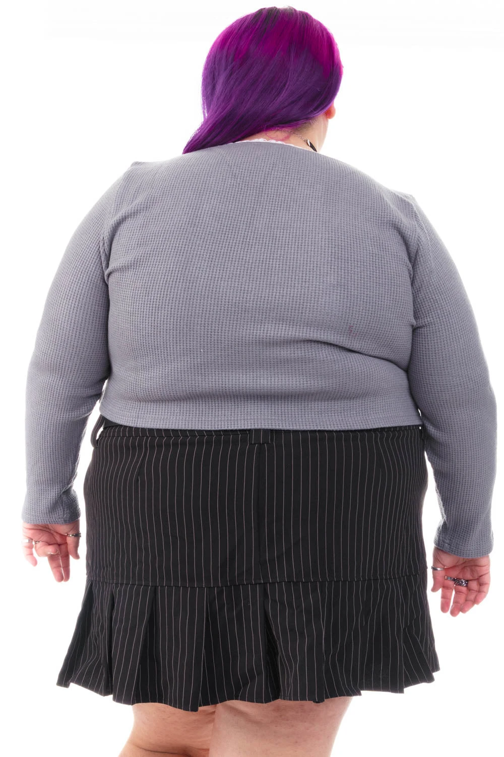 Rosa Grey Lace-Trimmed Thermal Long-Sleever 13 Rosa Grey Lace-Trimmed Thermal Long-Sleever - Image 13