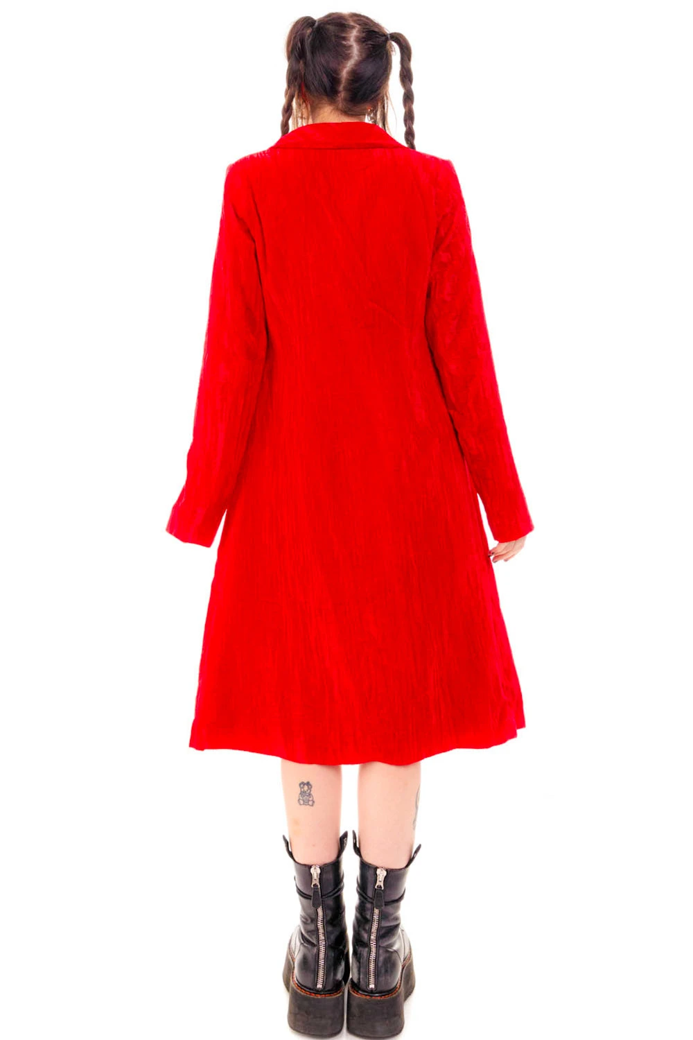 Mazzy Red Longline Jacket 18 Mazzy Red Longline Jacket - Image 18