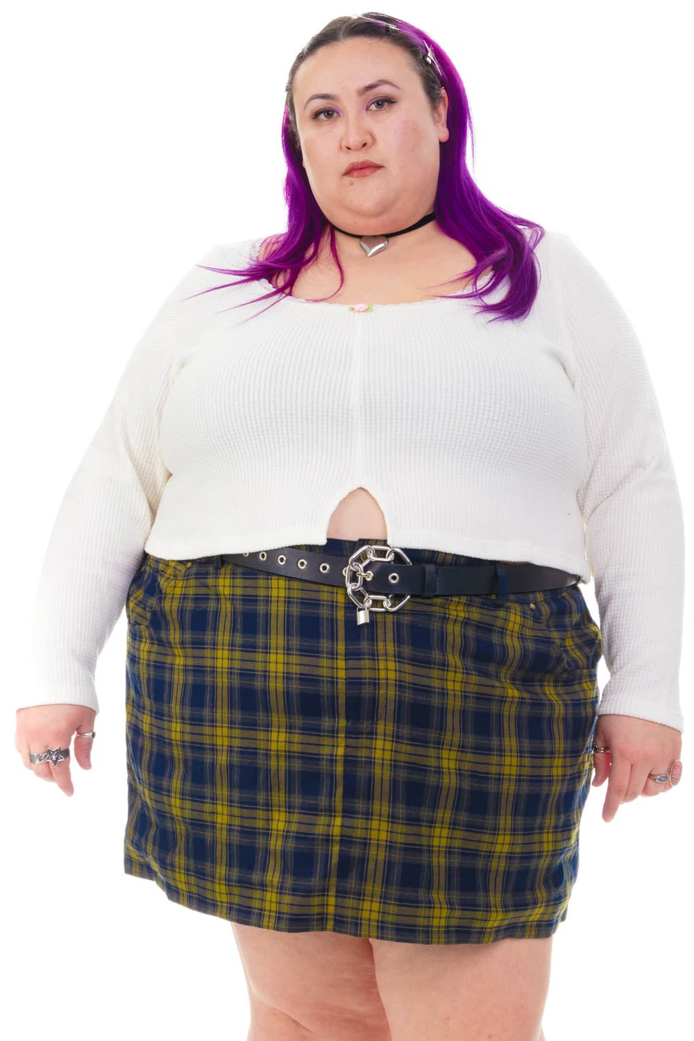 Rosa White Lace-Trimmed Thermal Long-Sleever 12 Rosa White Lace-Trimmed Thermal Long-Sleever - Image 12