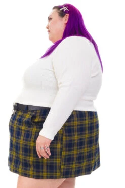 Rosa White Lace-Trimmed Thermal Long-Sleever 32 Rosa White Lace-Trimmed Thermal Long-Sleever -TUNNEL Vision Shop HS115 3530