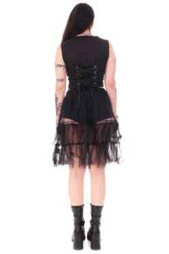 Louisa May Sheer Black Ruffle Skirt 31 Louisa May Sheer Black Ruffle Skirt -TUNNEL Vision Shop HS115 3550