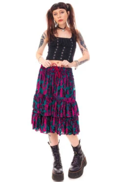 Louisa May Velvet Burnout Ruffle Skirt -TUNNEL Vision Shop HS115 3628 8df532cc e2ba 4afb 8ab2 c171785f8b55