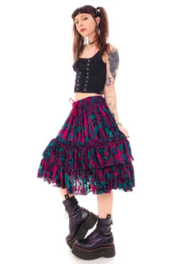 Louisa May Velvet Burnout Ruffle Skirt -TUNNEL Vision Shop HS115 3630 e4fc563b c909 4f70 9c05 afbaa7a5f925
