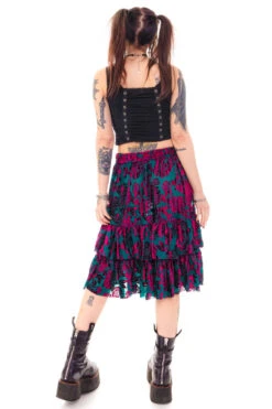 Louisa May Velvet Burnout Ruffle Skirt -TUNNEL Vision Shop HS115 3632 cc9084b9 7042 4195 ad2b b92ee414022c