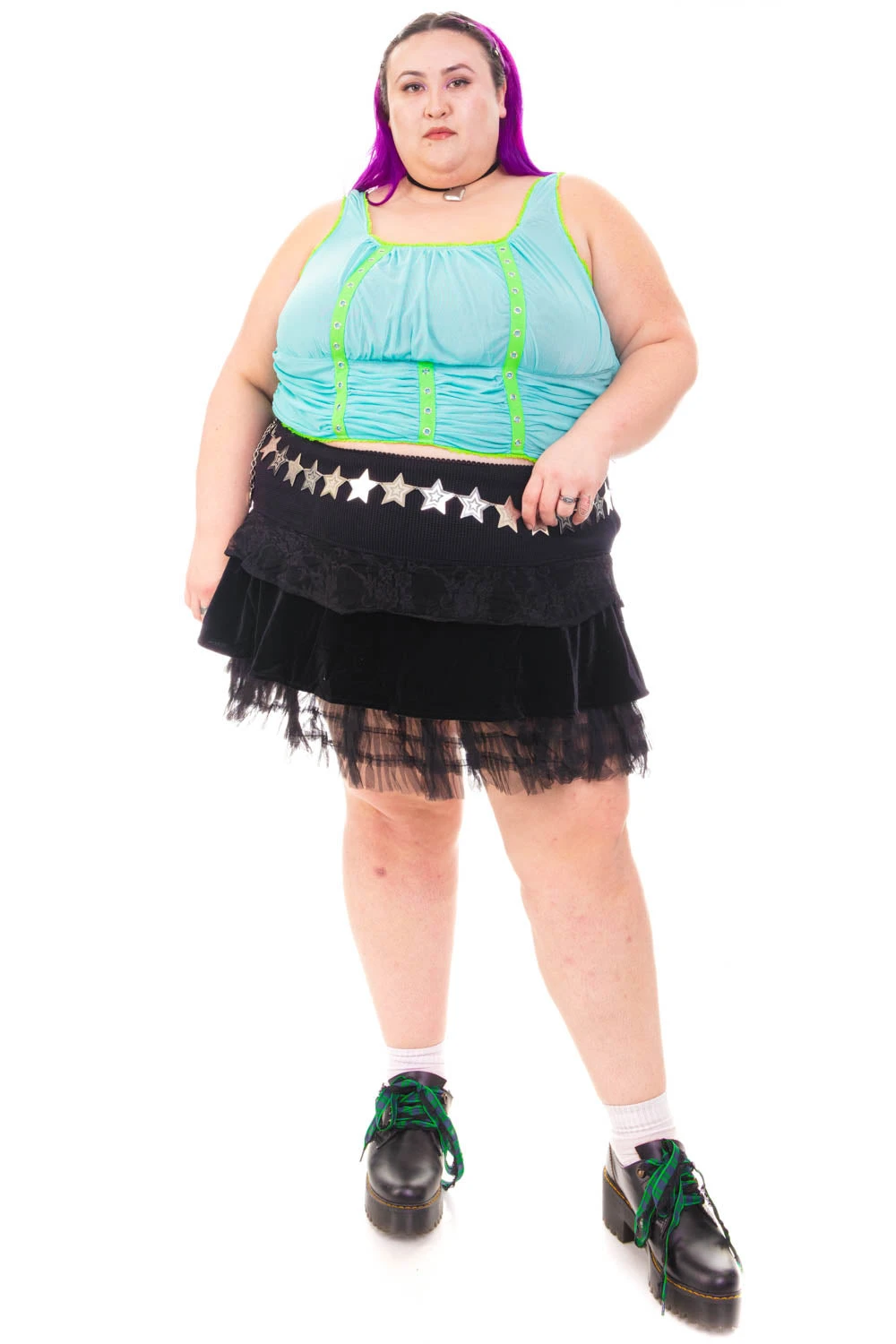 Lexi Aqua Grommet Top 9 Lexi Aqua Grommet Top - Image 9