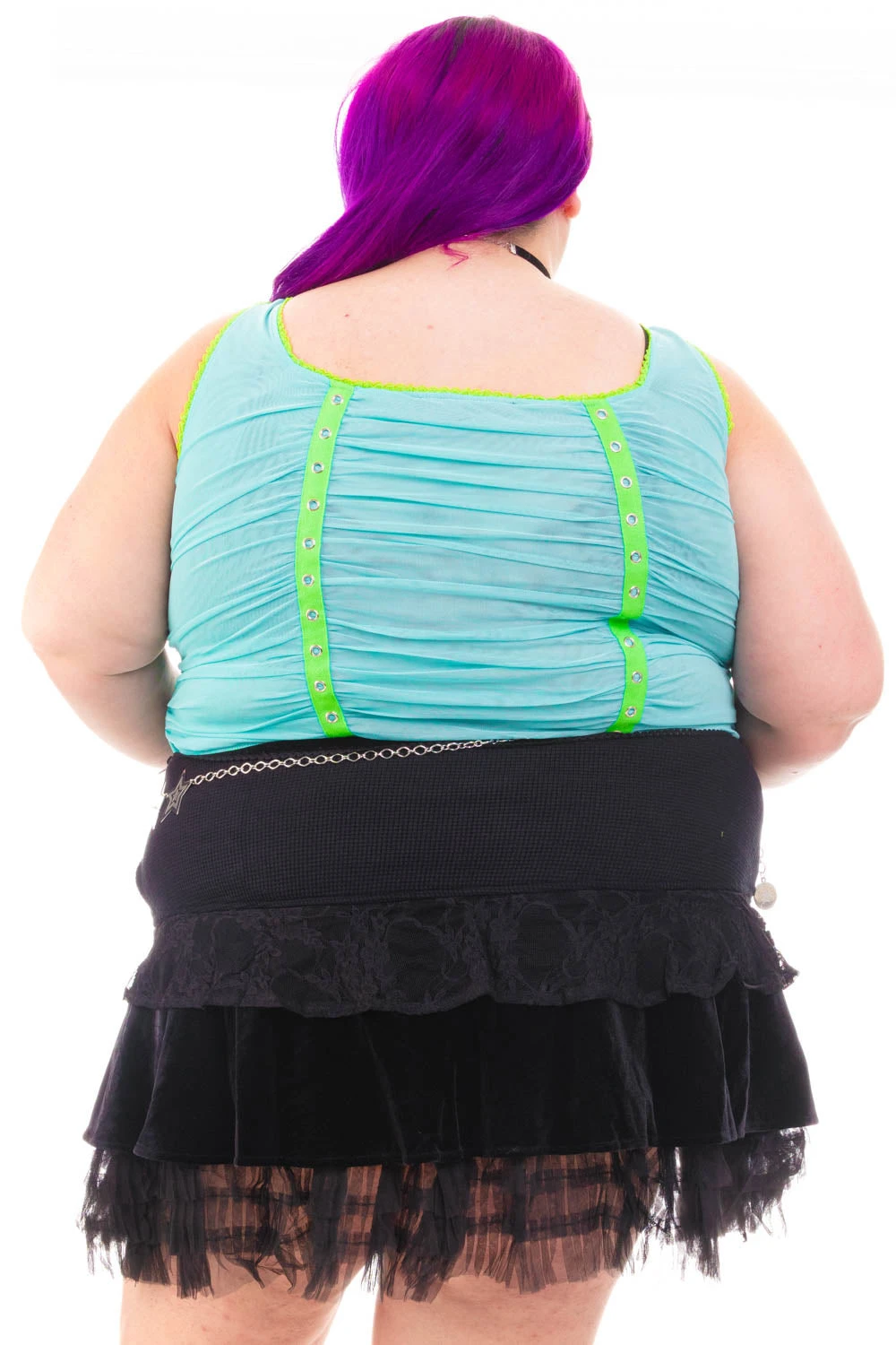 Lexi Aqua Grommet Top 12 Lexi Aqua Grommet Top - Image 12