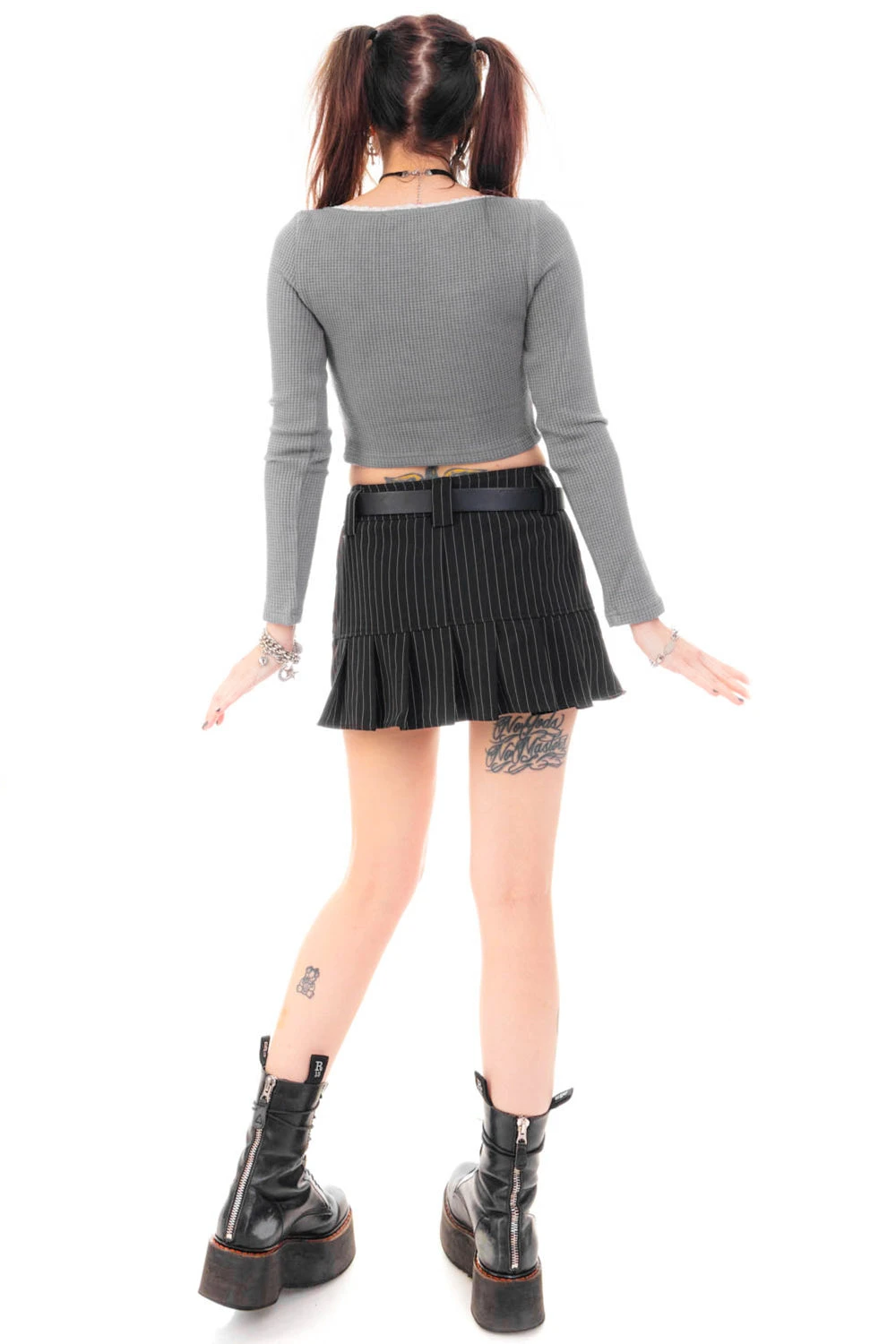 Rosa Grey Lace-Trimmed Thermal Long-Sleever 19 Rosa Grey Lace-Trimmed Thermal Long-Sleever - Image 19