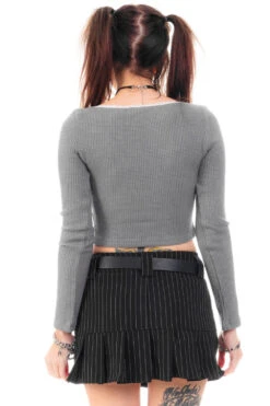 Rosa Grey Lace-Trimmed Thermal Long-Sleever 39 Rosa Grey Lace-Trimmed Thermal Long-Sleever -TUNNEL Vision Shop HS115 3658 db4f2875 8872 4ee0 a9af 858e33f9eb2e