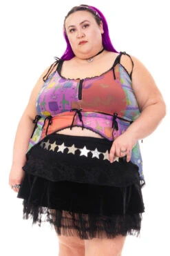 Gwendolyn Printed Tie-Up Camisole -TUNNEL Vision Shop HS115 3666