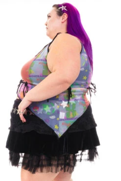 Gwendolyn Printed Tie-Up Camisole -TUNNEL Vision Shop HS115 3667