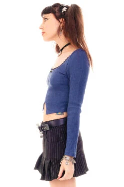 Rosa Blue Lace-Trimmed Thermal Long-Sleever 38 Rosa Blue Lace-Trimmed Thermal Long-Sleever -TUNNEL Vision Shop HS115 3686 1a9ac8da 258c 49b0 87a7 3dfcfede54cb