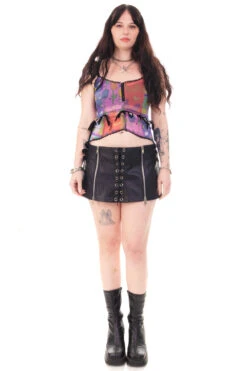 Gwendolyn Printed Tie-Up Camisole -TUNNEL Vision Shop HS115 3689