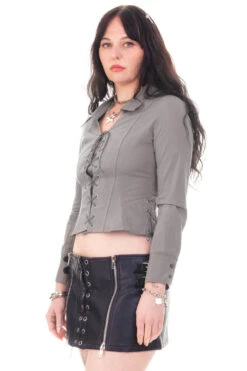 Libby Cement Corset-Lace Shirt -TUNNEL Vision Shop HS115 3742