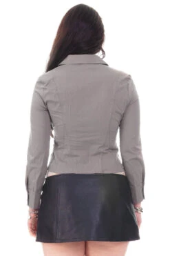 Libby Cement Corset-Lace Shirt -TUNNEL Vision Shop HS115 3744