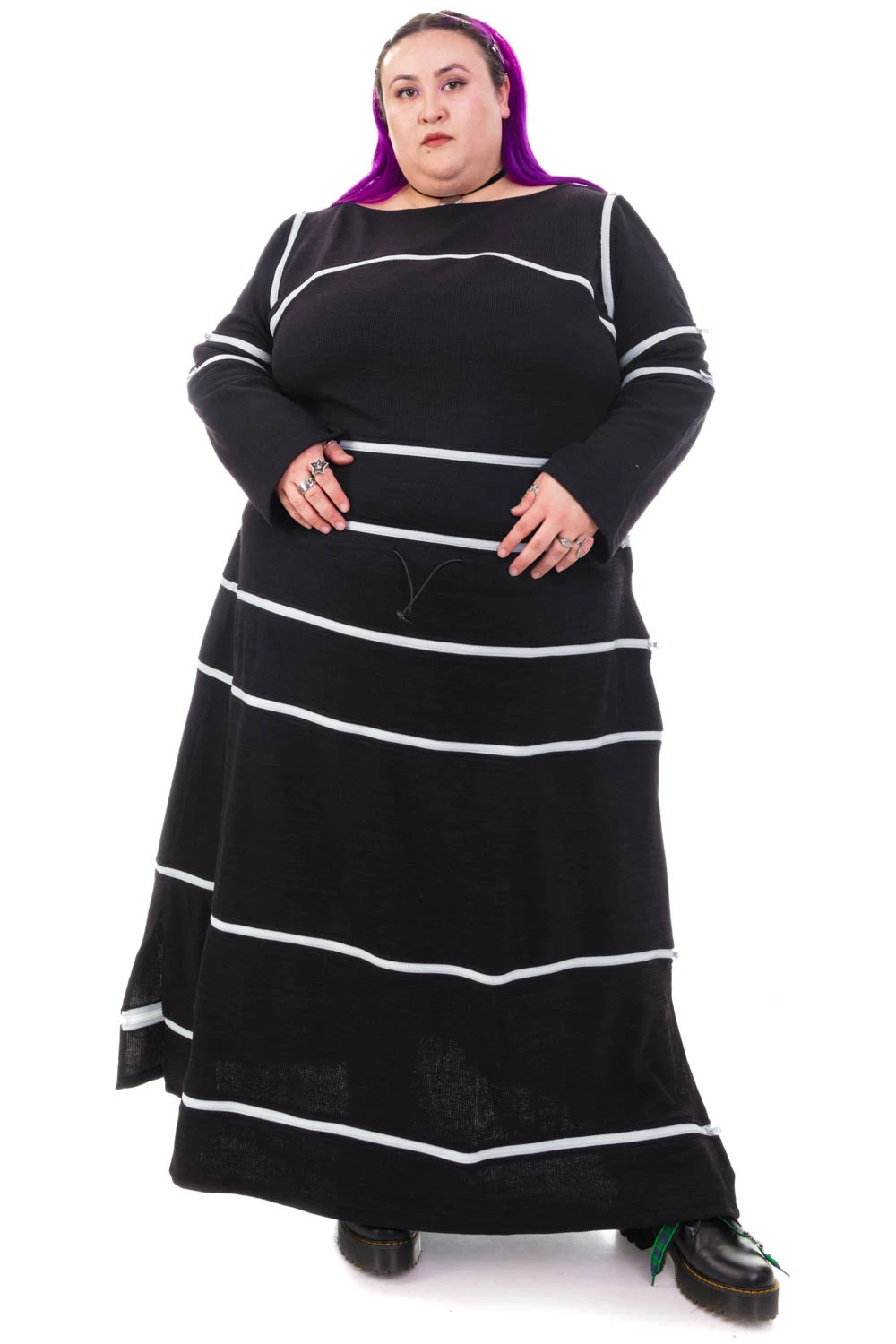 40-in-1 Black Zip-Off Convertible Dress 9 40-in-1 Black Zip-Off Convertible Dress - Image 9