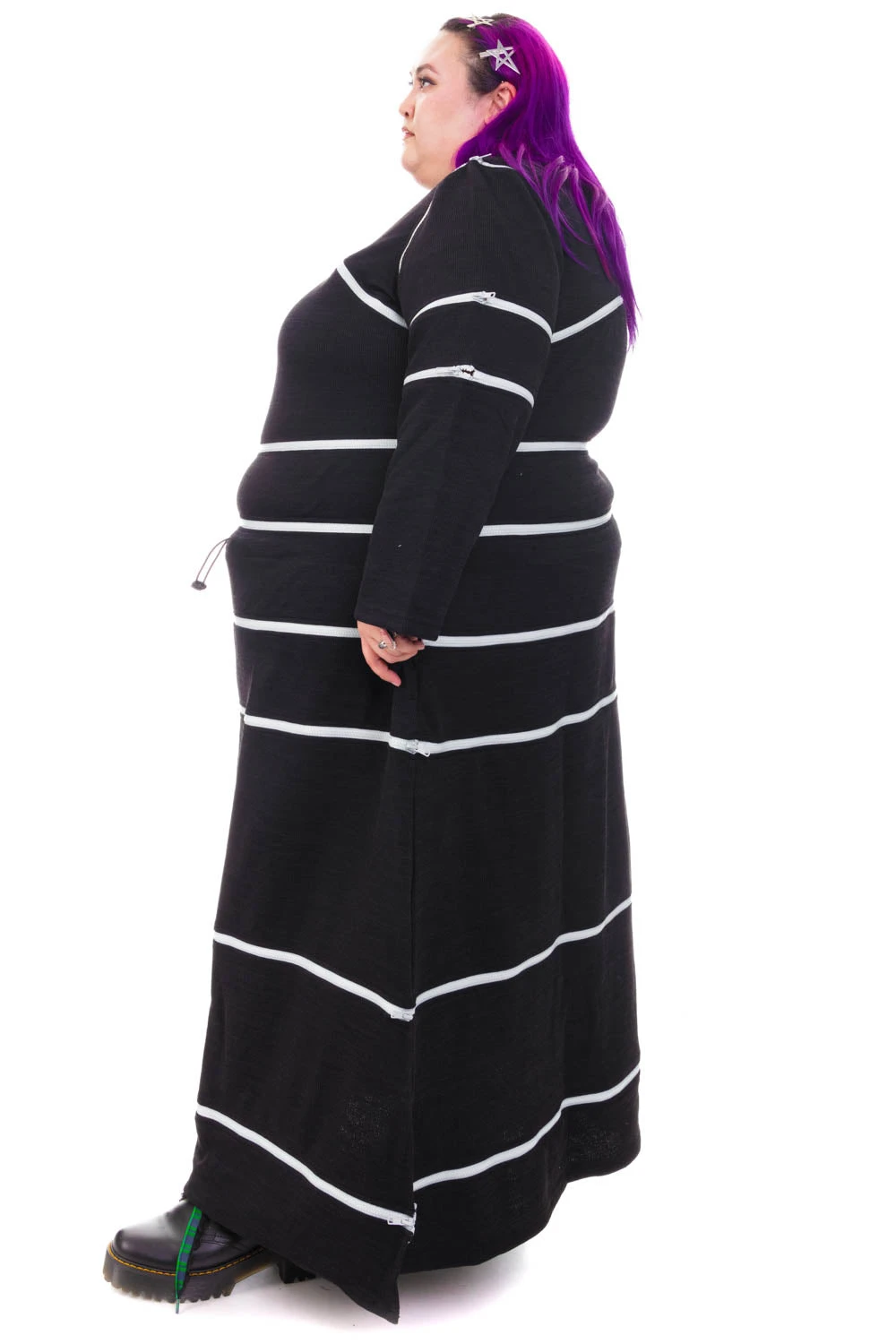 40-in-1 Black Zip-Off Convertible Dress 10 40-in-1 Black Zip-Off Convertible Dress - Image 10