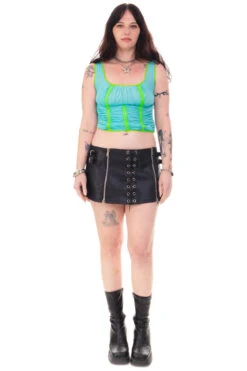 Lexi Aqua Grommet Top 22 Lexi Aqua Grommet Top -TUNNEL Vision Shop HS115 3789