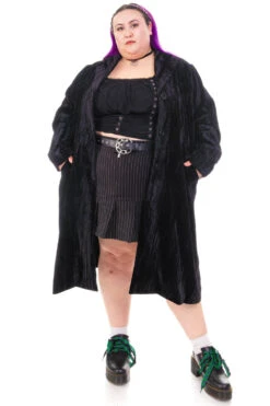 Mazzy Black Longline Jacket 32 Mazzy Black Longline Jacket -TUNNEL Vision Shop HS115 3807