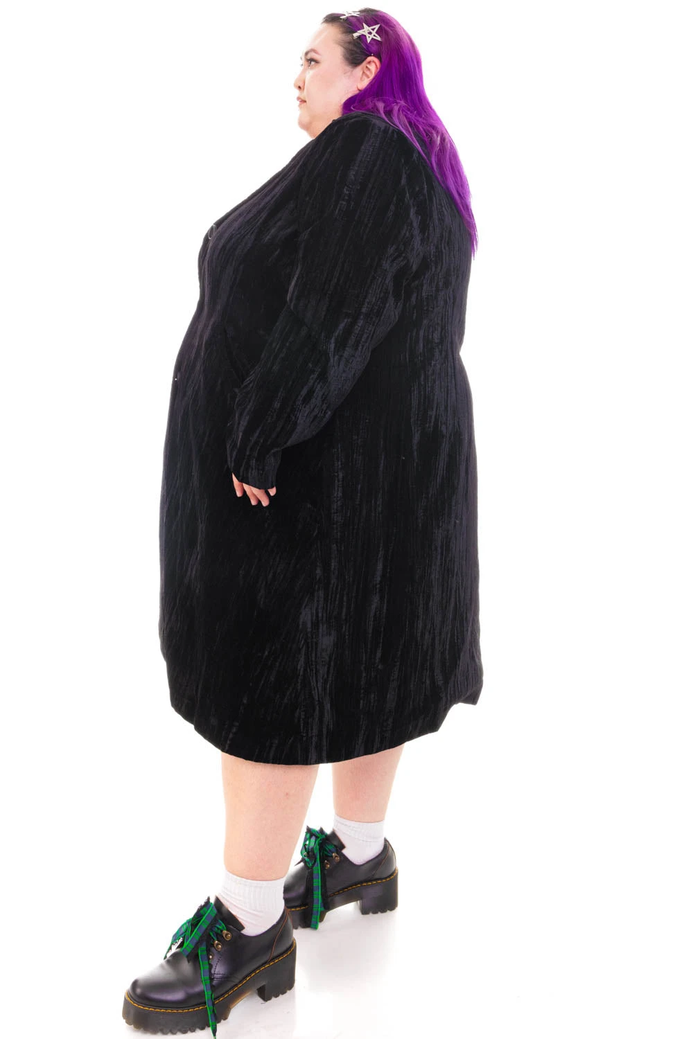 Mazzy Black Longline Jacket 15 Mazzy Black Longline Jacket - Image 15