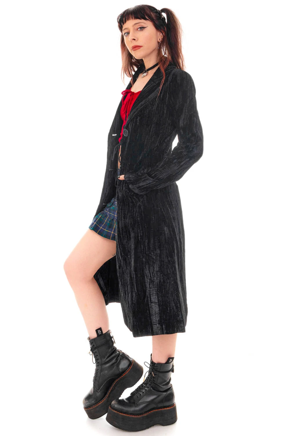 Mazzy Black Longline Jacket 20 Mazzy Black Longline Jacket - Image 20