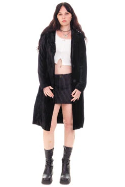 Mazzy Black Longline Jacket 27 Mazzy Black Longline Jacket -TUNNEL Vision Shop HS115 3894