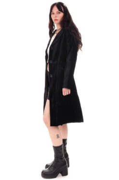 Mazzy Black Longline Jacket 29 Mazzy Black Longline Jacket -TUNNEL Vision Shop HS115 3896