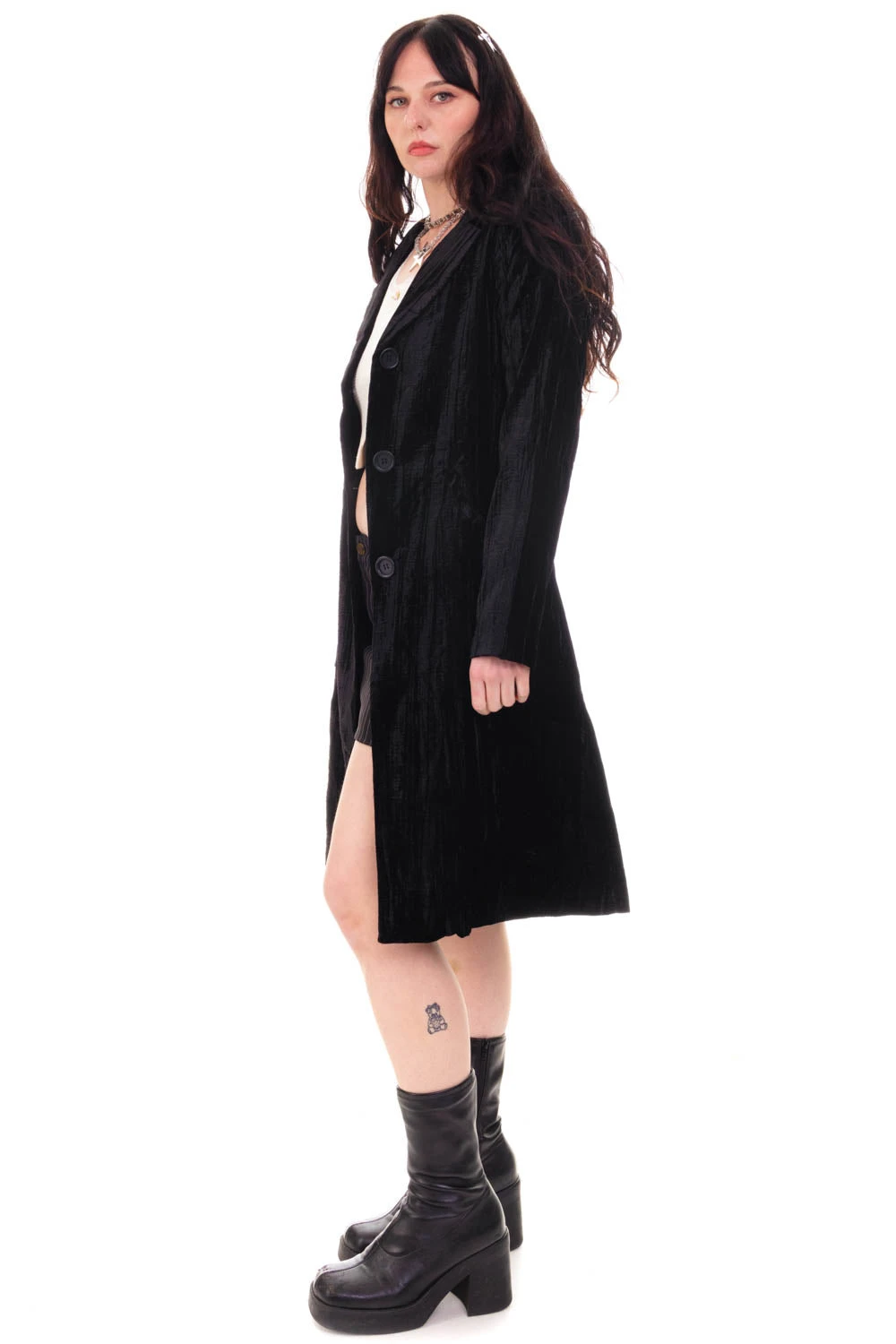 Mazzy Black Longline Jacket 10 Mazzy Black Longline Jacket - Image 10