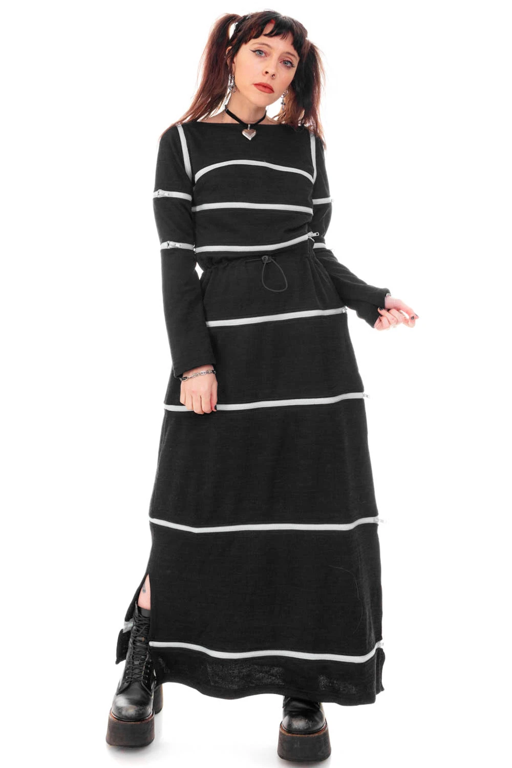 40-in-1 Black Zip-Off Convertible Dress 13 40-in-1 Black Zip-Off Convertible Dress - Image 13