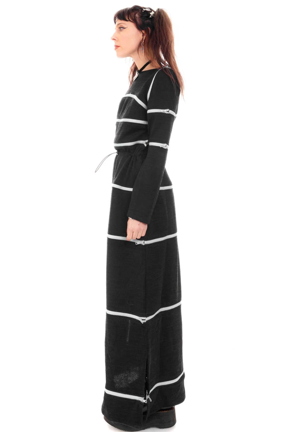 40-in-1 Black Zip-Off Convertible Dress 14 40-in-1 Black Zip-Off Convertible Dress - Image 14