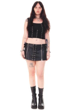 Lexi Black Grommet Top 25 Lexi Black Grommet Top -TUNNEL Vision Shop HS115 3954