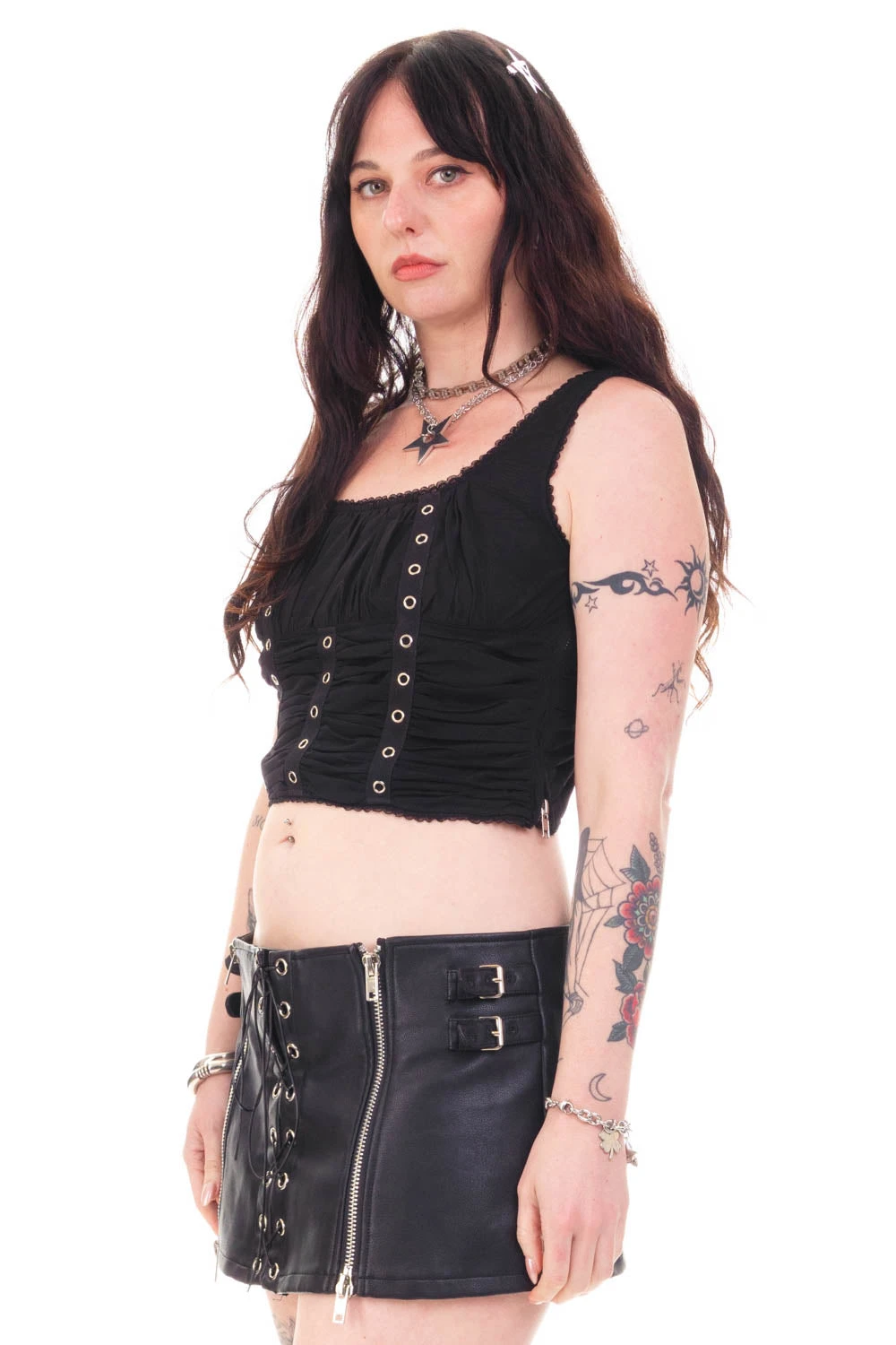 Lexi Black Grommet Top 8 Lexi Black Grommet Top - Image 8