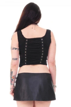 Lexi Black Grommet Top 29 Lexi Black Grommet Top -TUNNEL Vision Shop HS115 3959