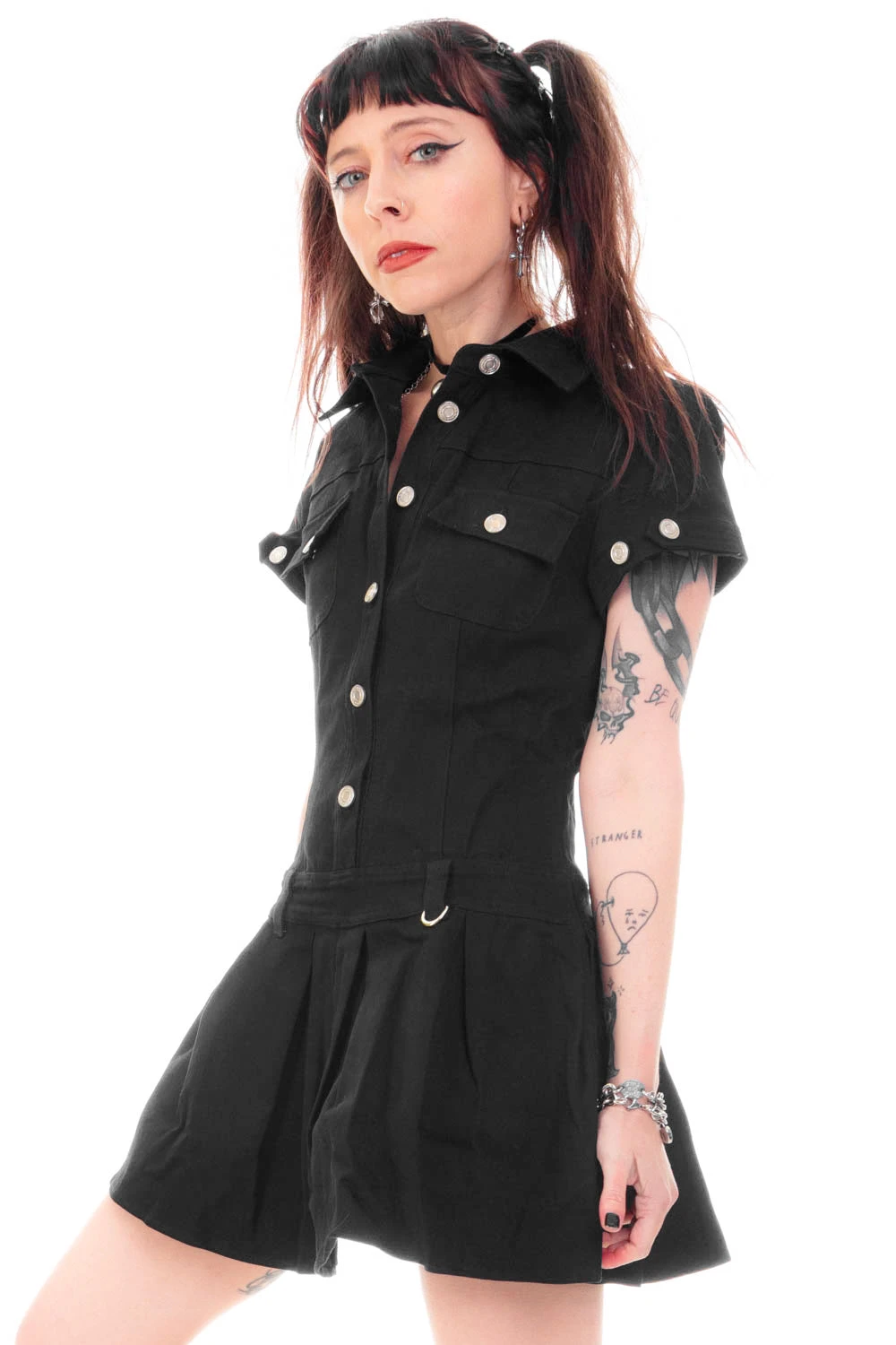 Enid Black Mini Dress 14 Enid Black Mini Dress - Image 14