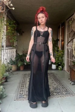 Black Amarantha Hook And Eye Maxi Dress 37 Black Amarantha Hook And Eye Maxi Dress -TUNNEL Vision Shop IFHAIof